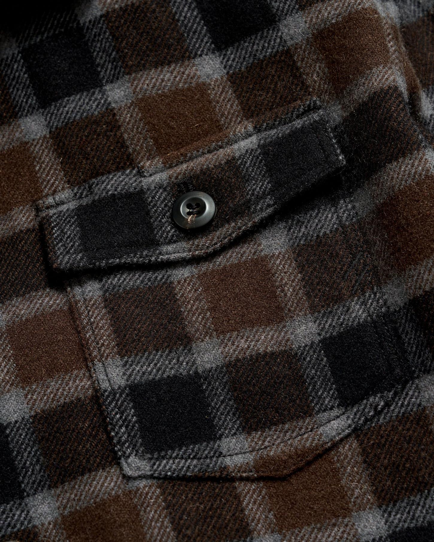 Men Mo Shirt Jacket Olive/multi | Billy Reid Jackets &amp; Outerwear