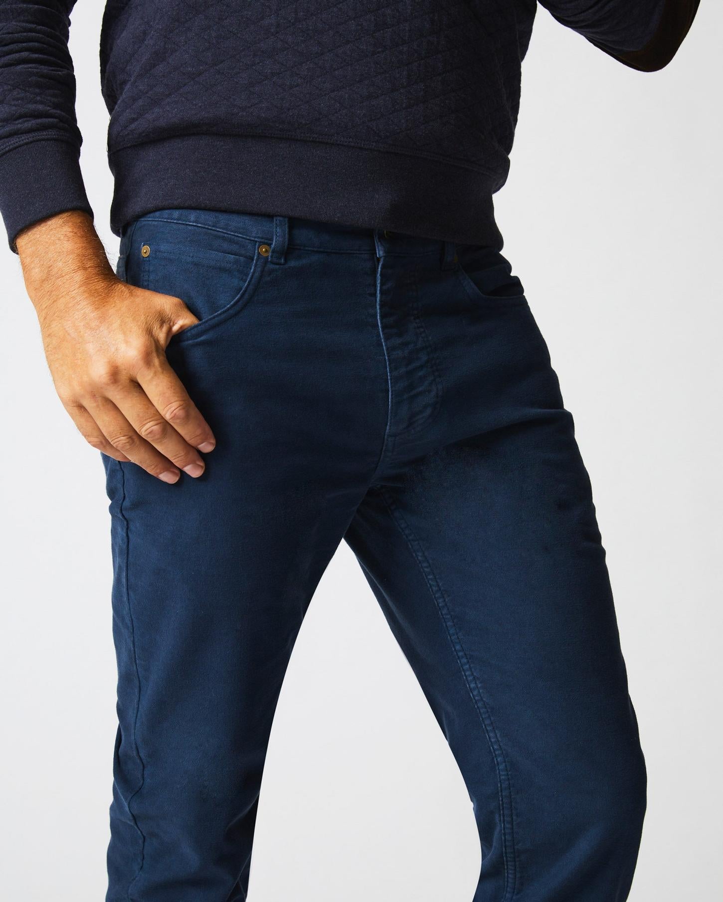 Men Moleskin Jean Carbon Blue | Billy Reid Bottoms