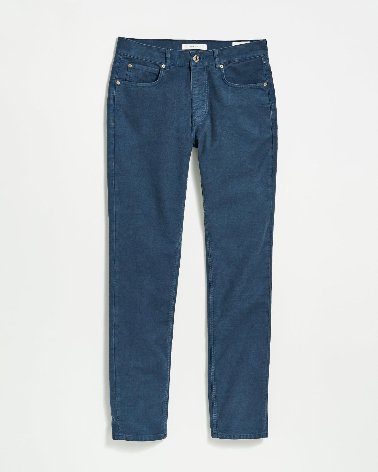 Men Moleskin Jean Carbon Blue | Billy Reid Bottoms