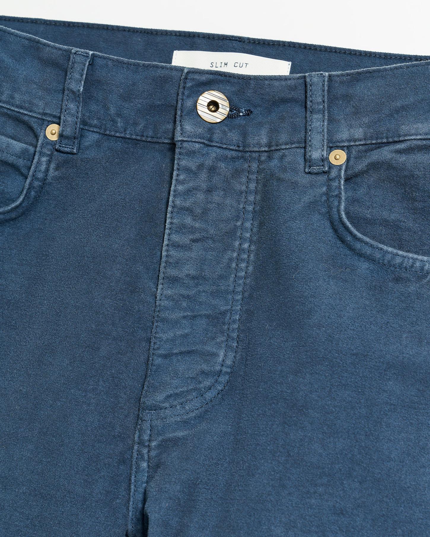 Men Moleskin Jean Carbon Blue | Billy Reid Bottoms
