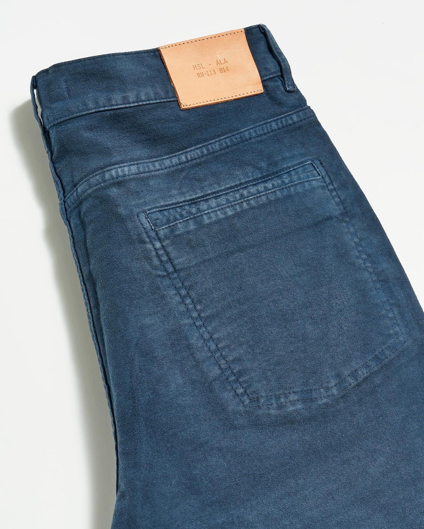 Men Moleskin Jean Carbon Blue | Billy Reid Bottoms