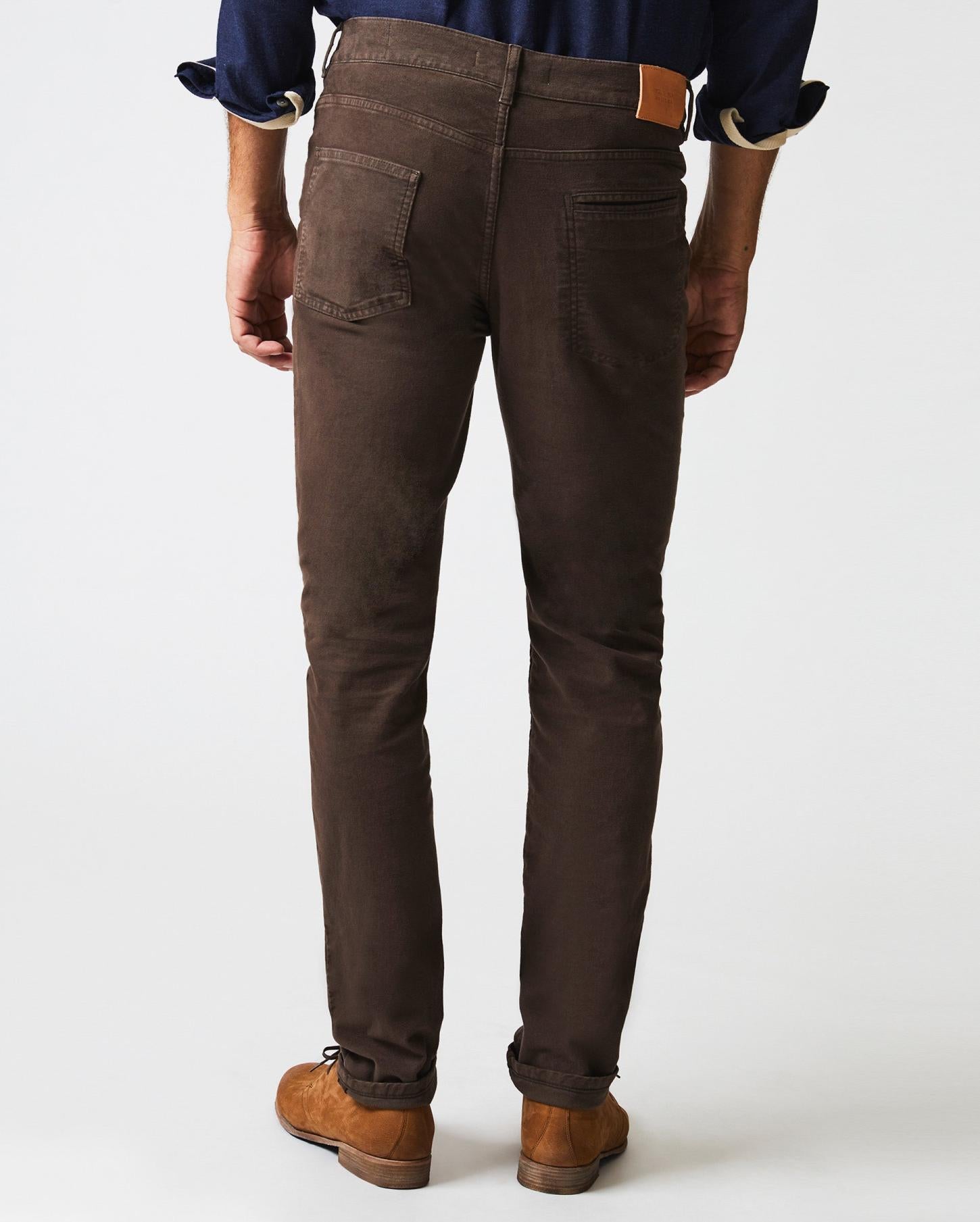 Men Moleskin Jean Coffee | Billy Reid Bottoms