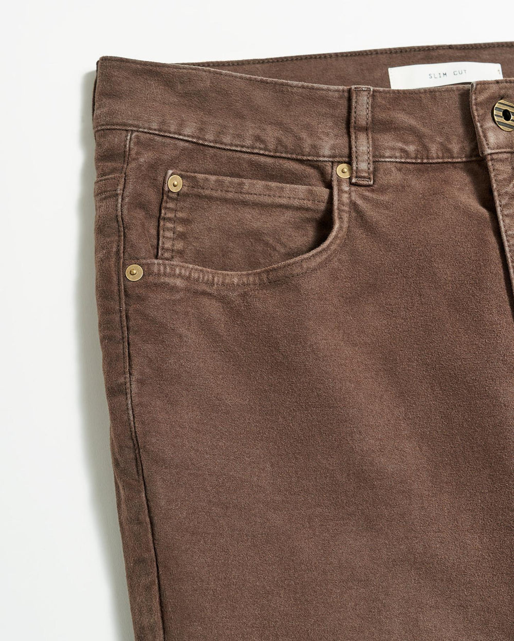 Men Moleskin Jean Coffee | Billy Reid Bottoms