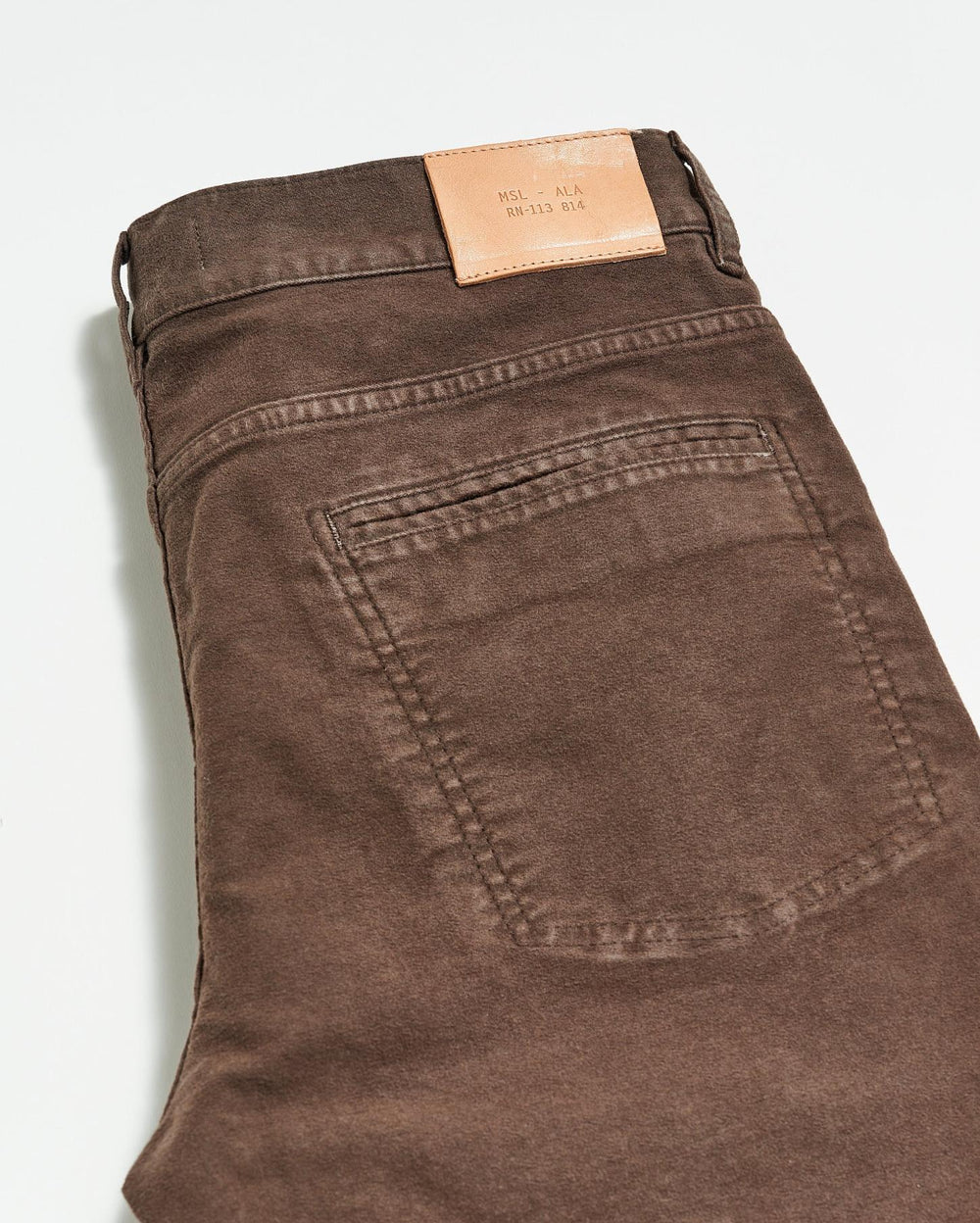 Men Moleskin Jean Coffee | Billy Reid Bottoms