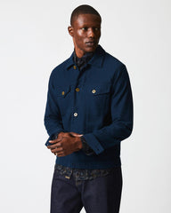 Men Moleskin Tupelo Trucker Jacket Carbon Blue | Billy Reid Jackets &amp; Outerwear
