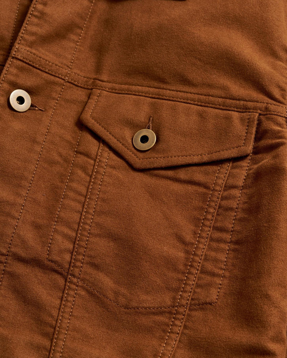 Men Moleskin Tupelo Trucker Jacket Tobacco | Billy Reid Jackets &amp; Outerwear
