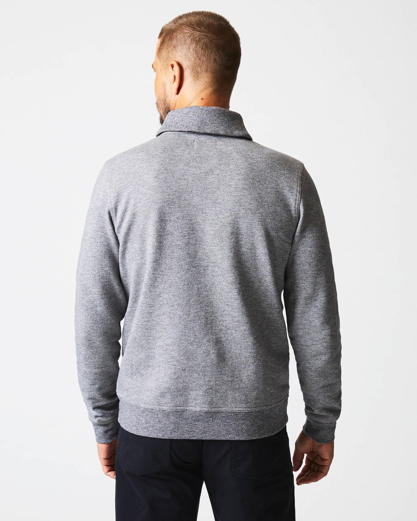 Men Mouline Shawl Pullover Medium Grey | Billy Reid Sweaters &amp; Sweatshirts