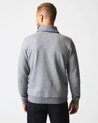 Men Mouline Shawl Pullover Medium Grey | Billy Reid Sweaters &amp; Sweatshirts