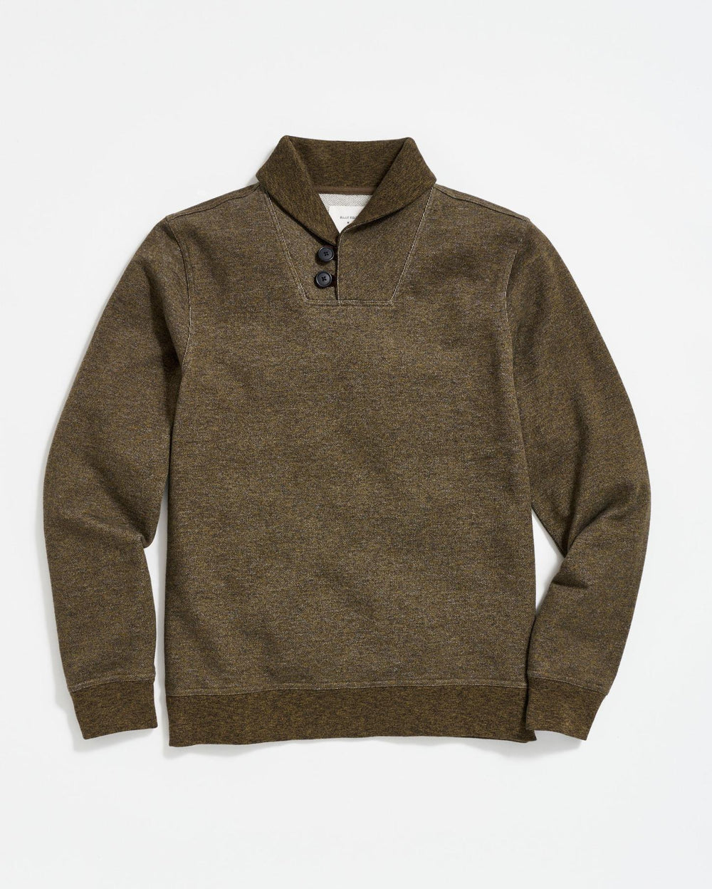 Men Mouline Shawl Pullover Olive | Billy Reid Sweaters &amp; Sweatshirts
