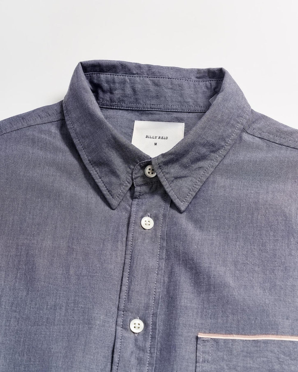 Men Msl 1-Pocket Shirt Blue | Billy Reid Shirting