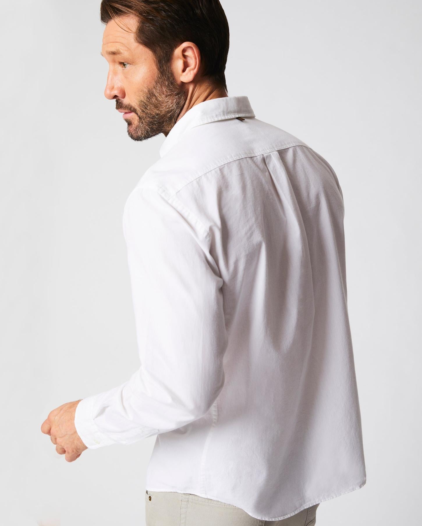 Men Msl 1-Pocket Shirt White | Billy Reid Shirting