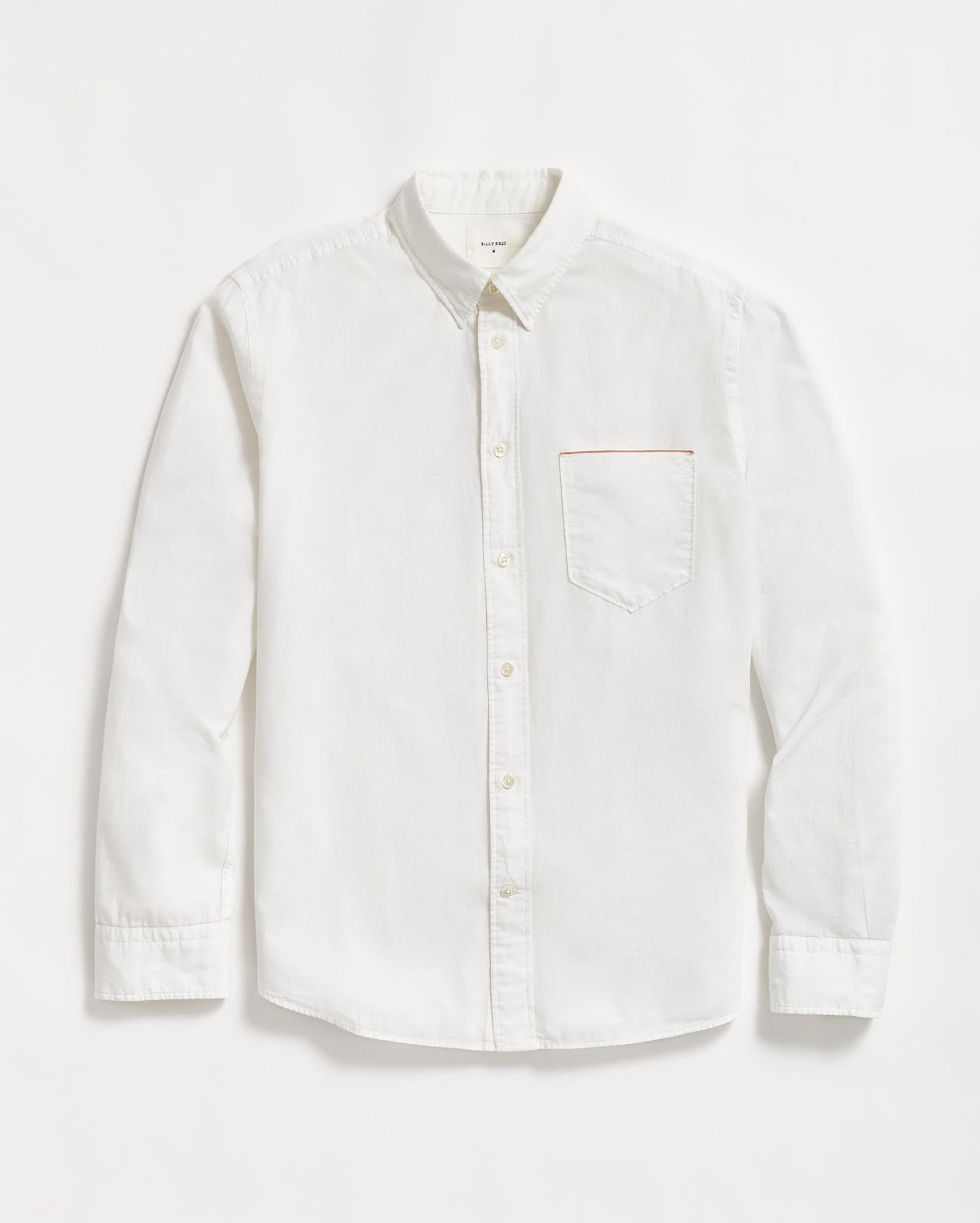 Men Msl 1-Pocket Shirt White | Billy Reid Shirting