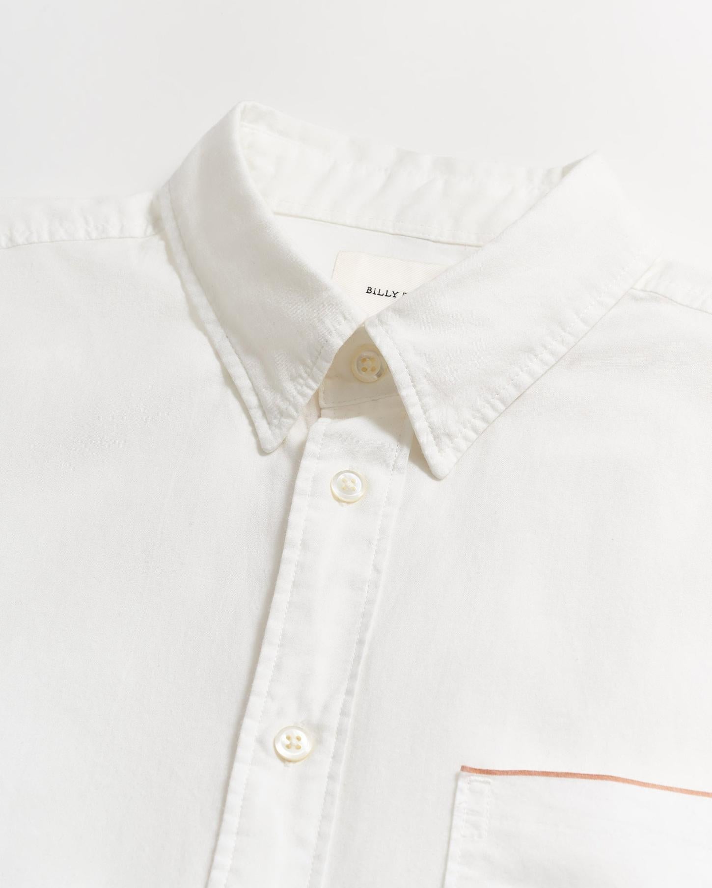Men Msl 1-Pocket Shirt White | Billy Reid Shirting
