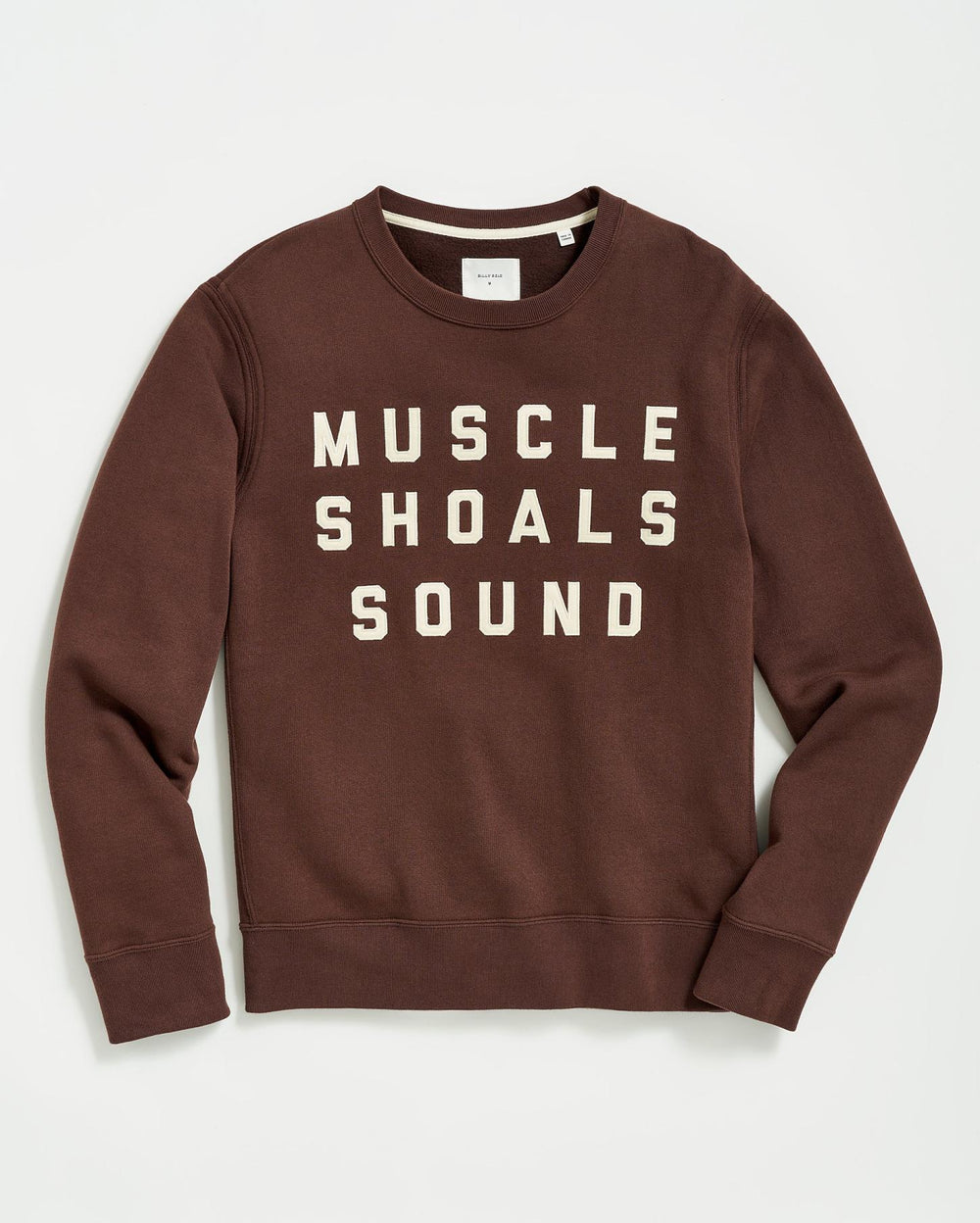 Men Muscle Shoals Sound Crew Dark Brown | Billy Reid Sweaters &amp; Sweatshirts