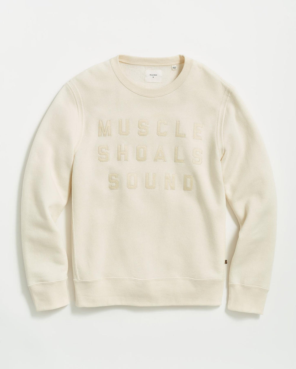 Men Muscle Shoals Sound Crew Natural | Billy Reid Sweaters &amp; Sweatshirts