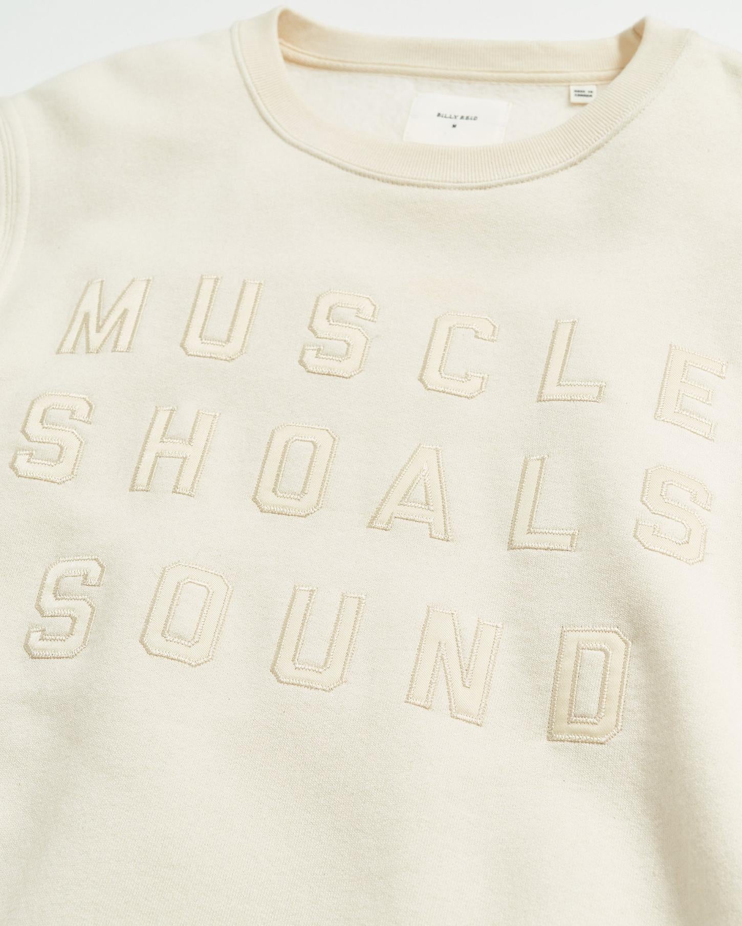 Men Muscle Shoals Sound Crew Natural | Billy Reid Sweaters &amp; Sweatshirts