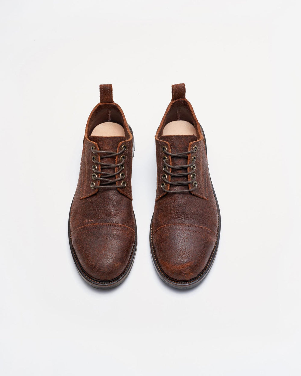 Men Oak Street X Billy Reid Cap-Toe Trench Oxford Chocolate | Billy Reid Footwear