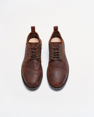 Men Oak Street X Billy Reid Cap-Toe Trench Oxford Chocolate | Billy Reid Footwear