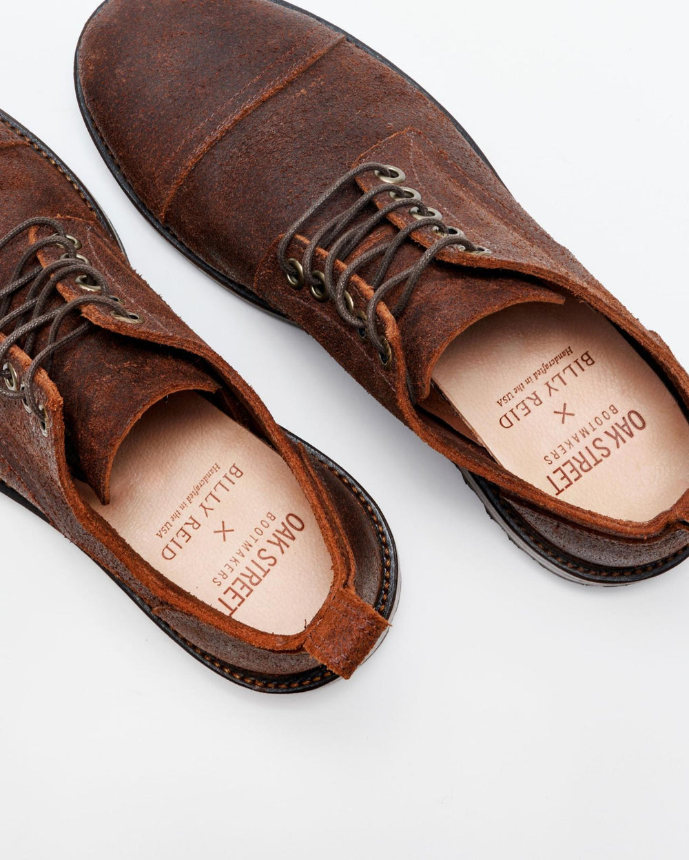 Men Oak Street X Billy Reid Cap-Toe Trench Oxford Chocolate | Billy Reid Footwear