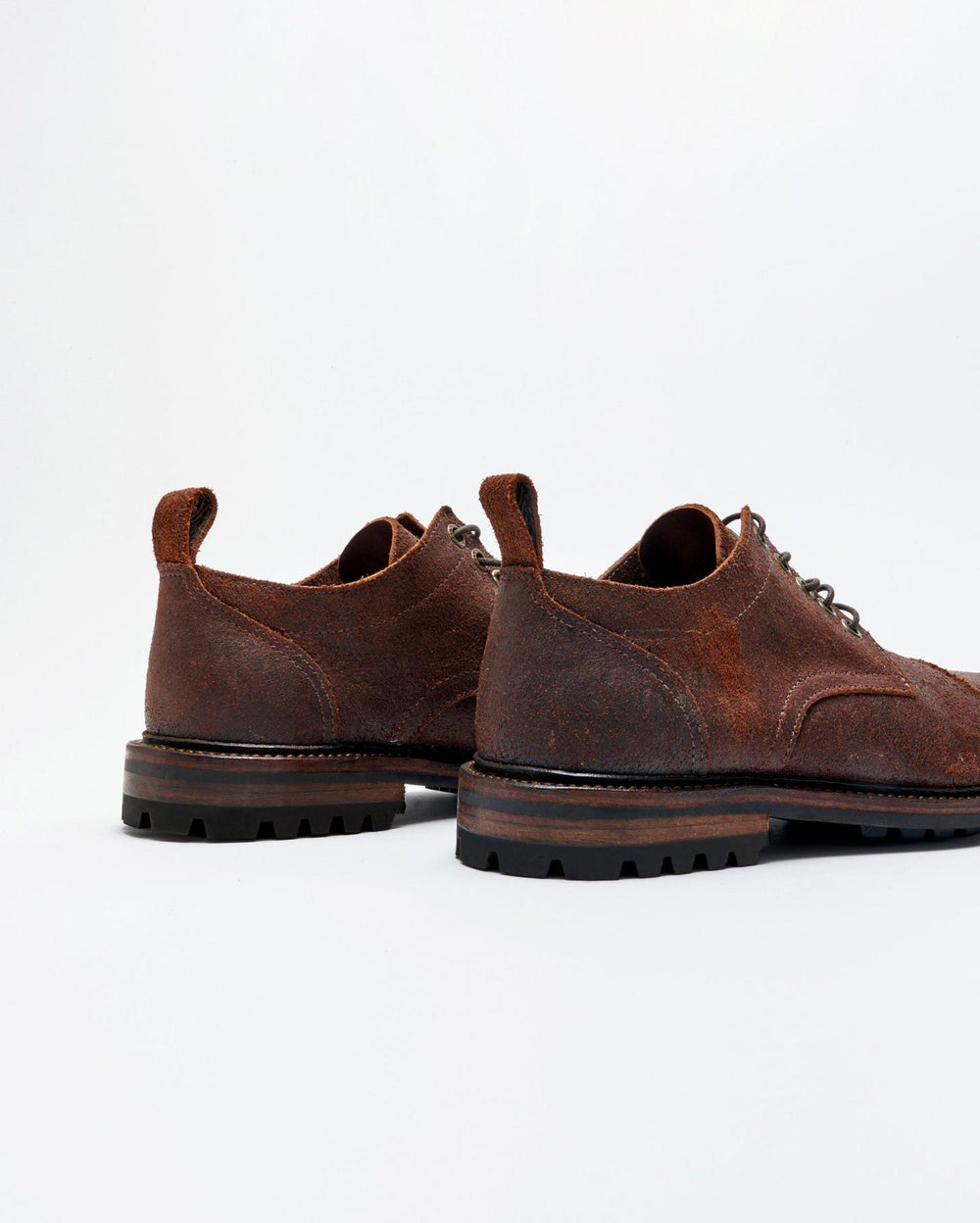Men Oak Street X Billy Reid Cap-Toe Trench Oxford Chocolate | Billy Reid Footwear