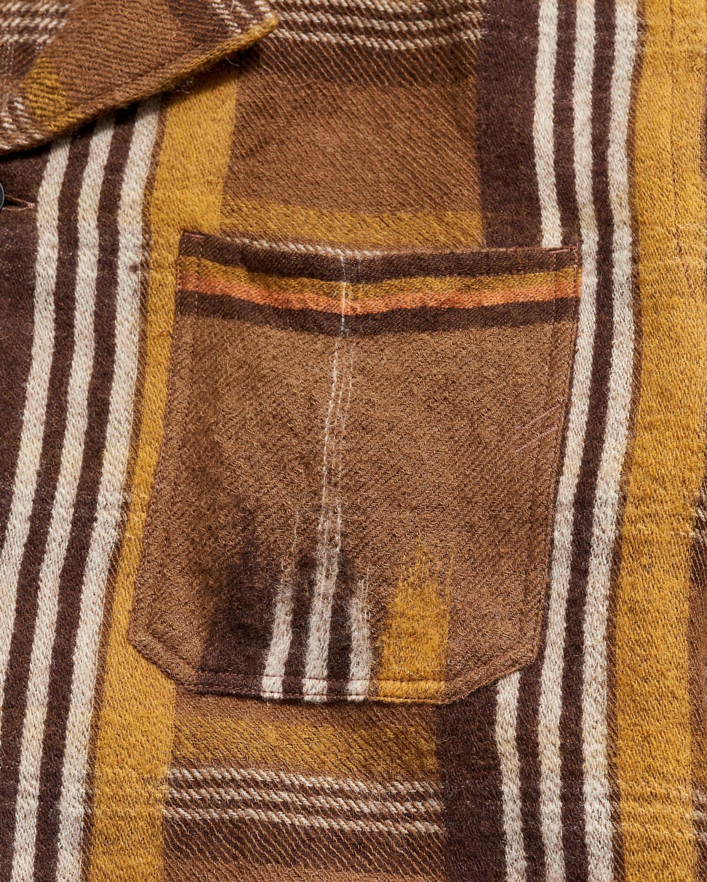 Men Ombre Selvedge Camp Overshirt Multi | Billy Reid Shirting