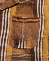 Men Ombre Selvedge Camp Overshirt Multi | Billy Reid Shirting