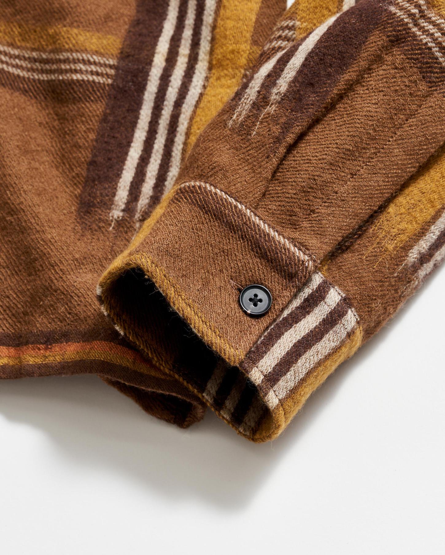 Men Ombre Selvedge Camp Overshirt Multi | Billy Reid Shirting