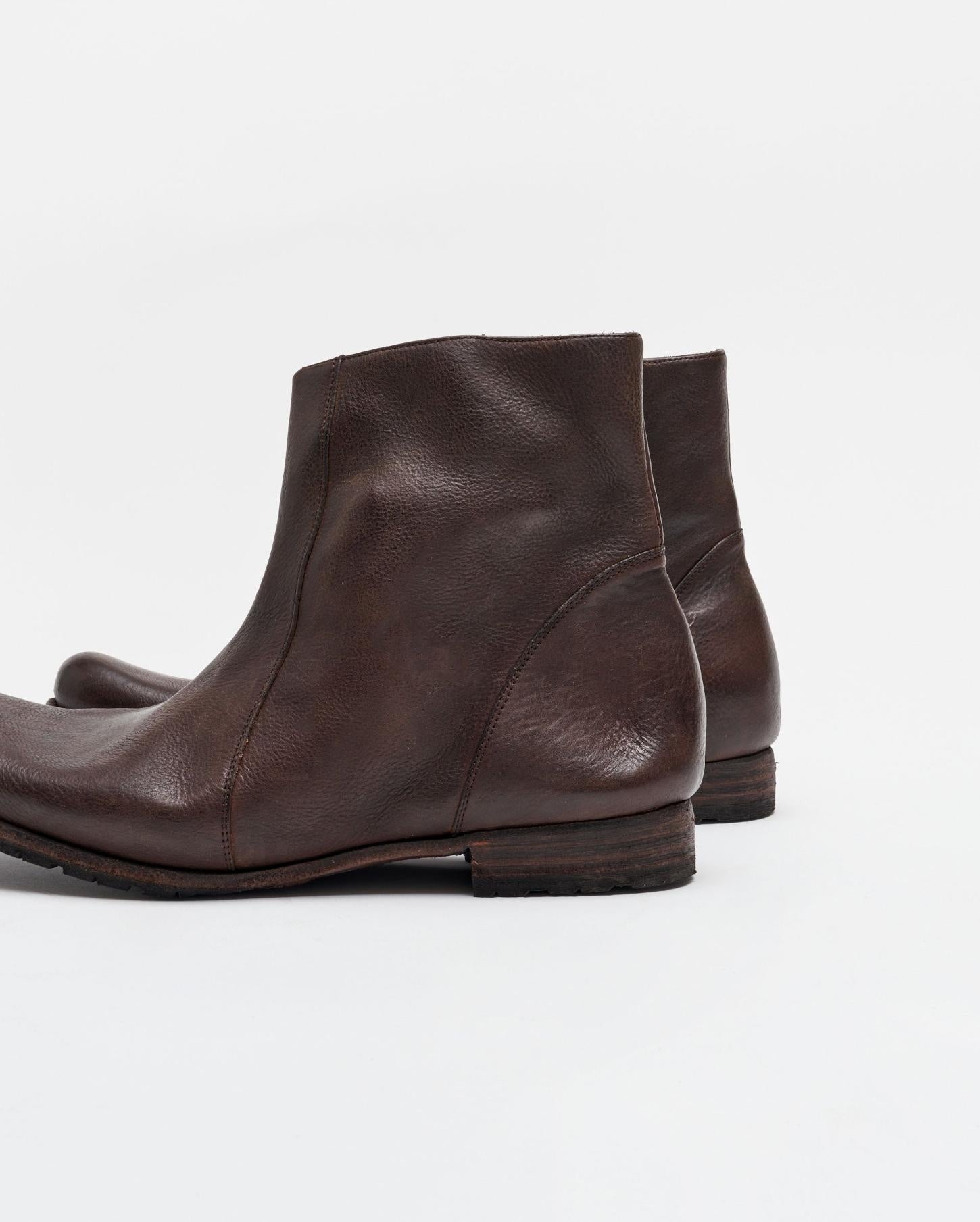 Men Paglia Moto Boot Black/dark Brown | Billy Reid Footwear