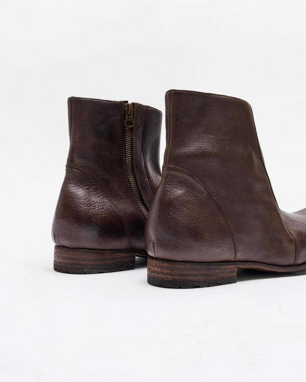 Men Paglia Moto Boot Black/dark Brown | Billy Reid Footwear