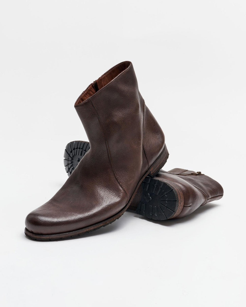 Men Paglia Moto Boot Black/dark Brown | Billy Reid Footwear