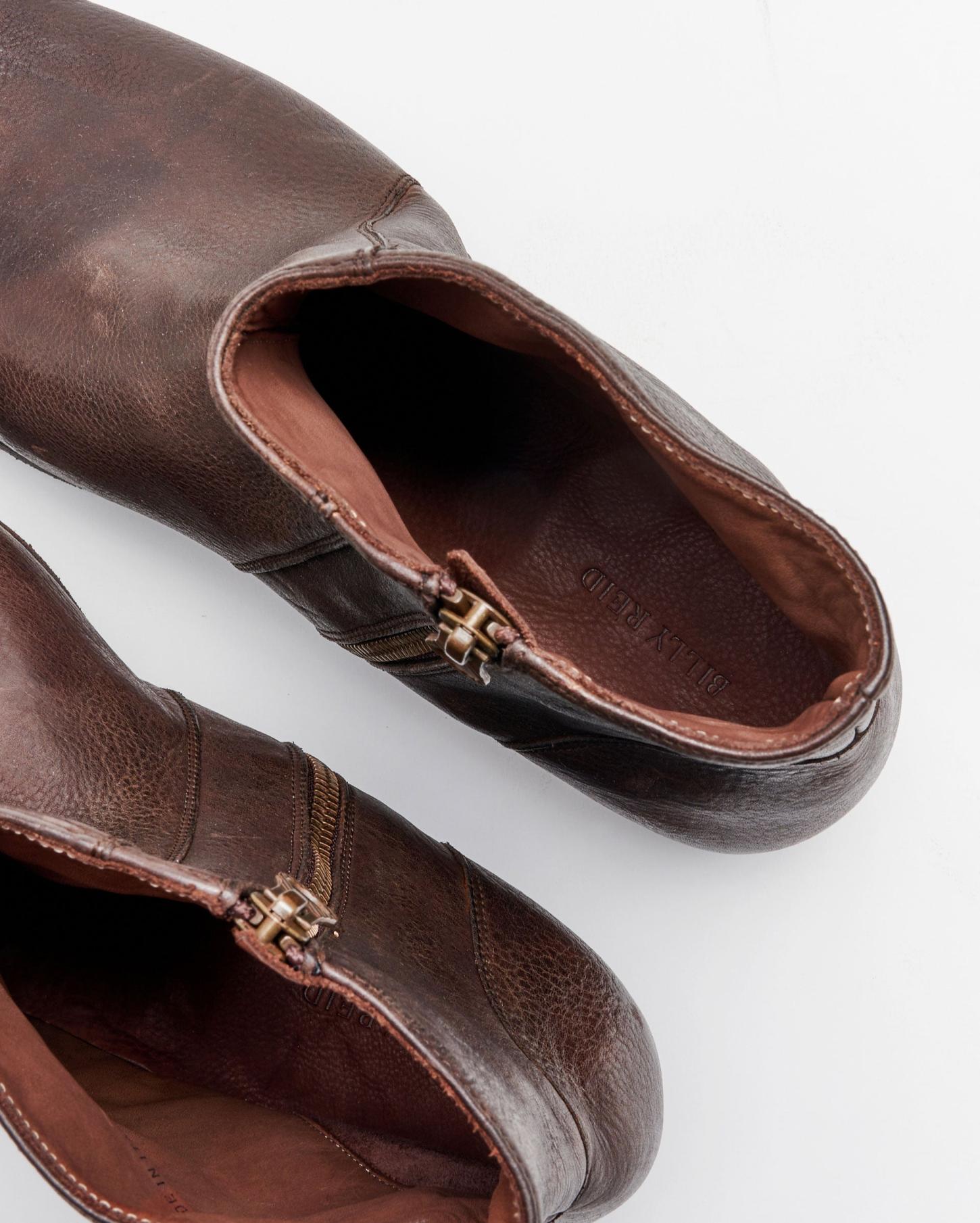 Men Paglia Moto Boot Black/dark Brown | Billy Reid Footwear