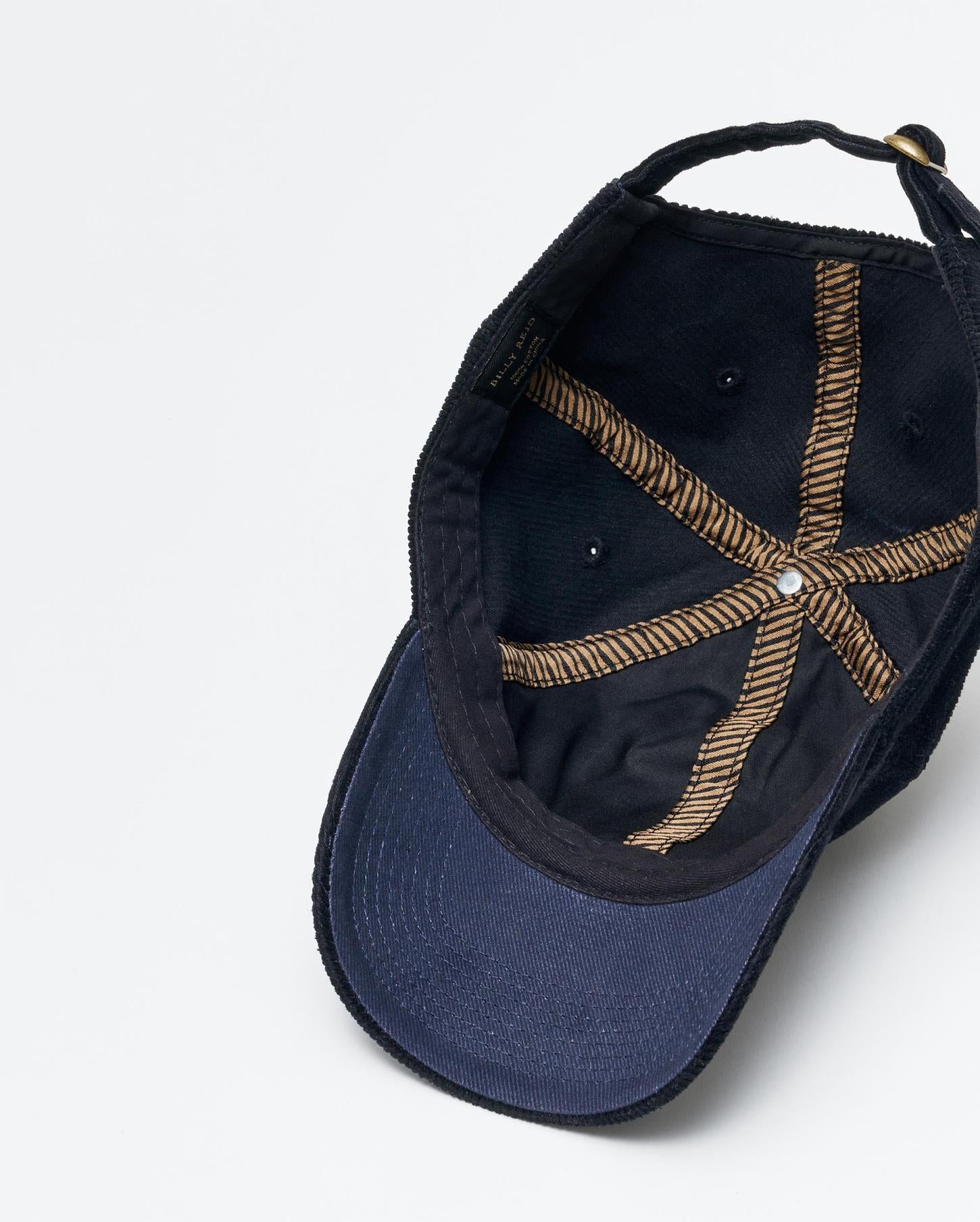 Men Pelican Cord Cap Black | Billy Reid Accessories