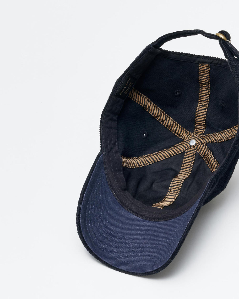 Men Pelican Cord Cap Black | Billy Reid Accessories