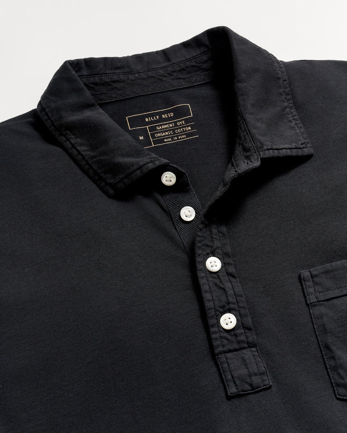 Men Pensacola Polo Black | Billy Reid Polos, Tees &amp; Henleys