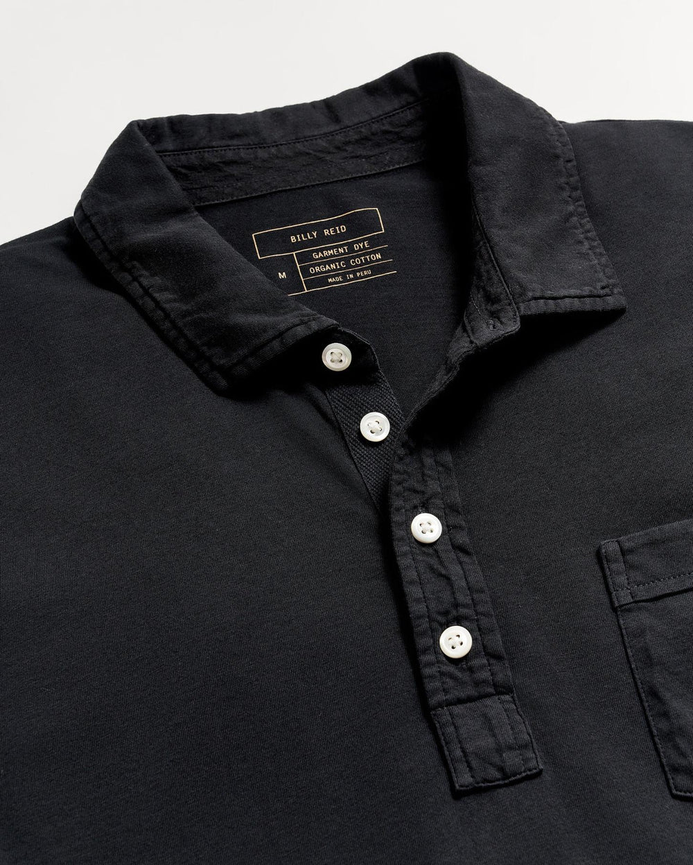 Men Pensacola Polo Black | Billy Reid Polos, Tees &amp; Henleys