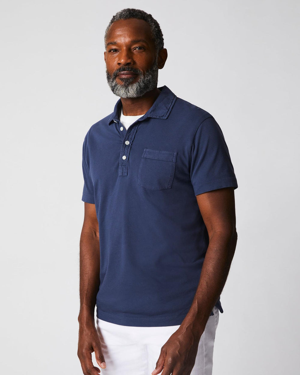 Men Pensacola Polo Navy | Billy Reid Polos, Tees &amp; Henleys