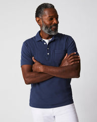 Men Pensacola Polo Navy | Billy Reid Polos, Tees &amp; Henleys