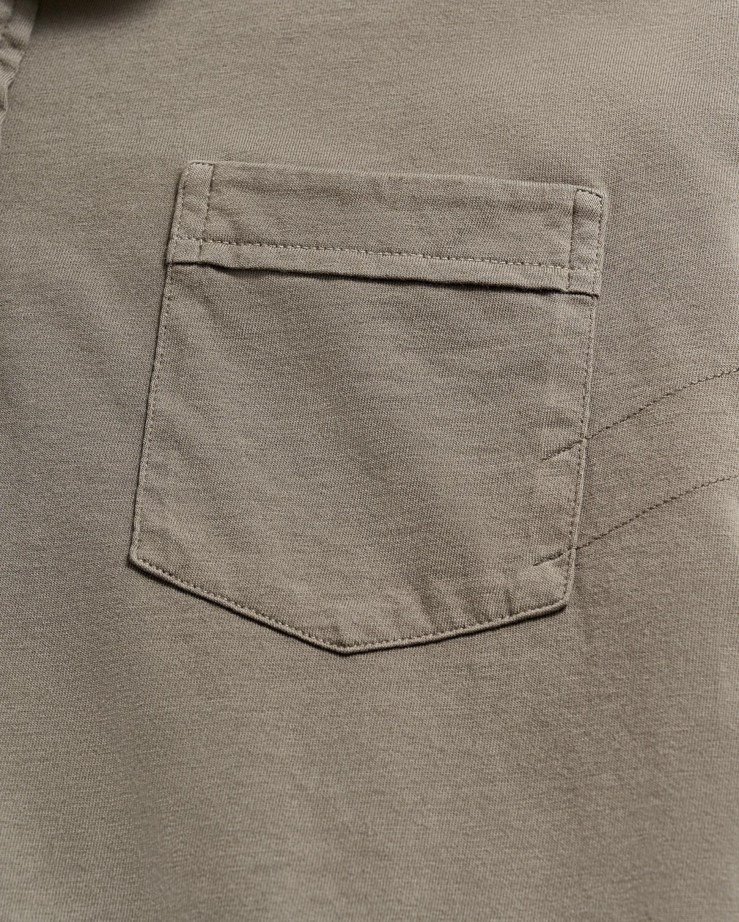 Men Pensacola Polo Washed Grey | Billy Reid Polos, Tees &amp; Henleys