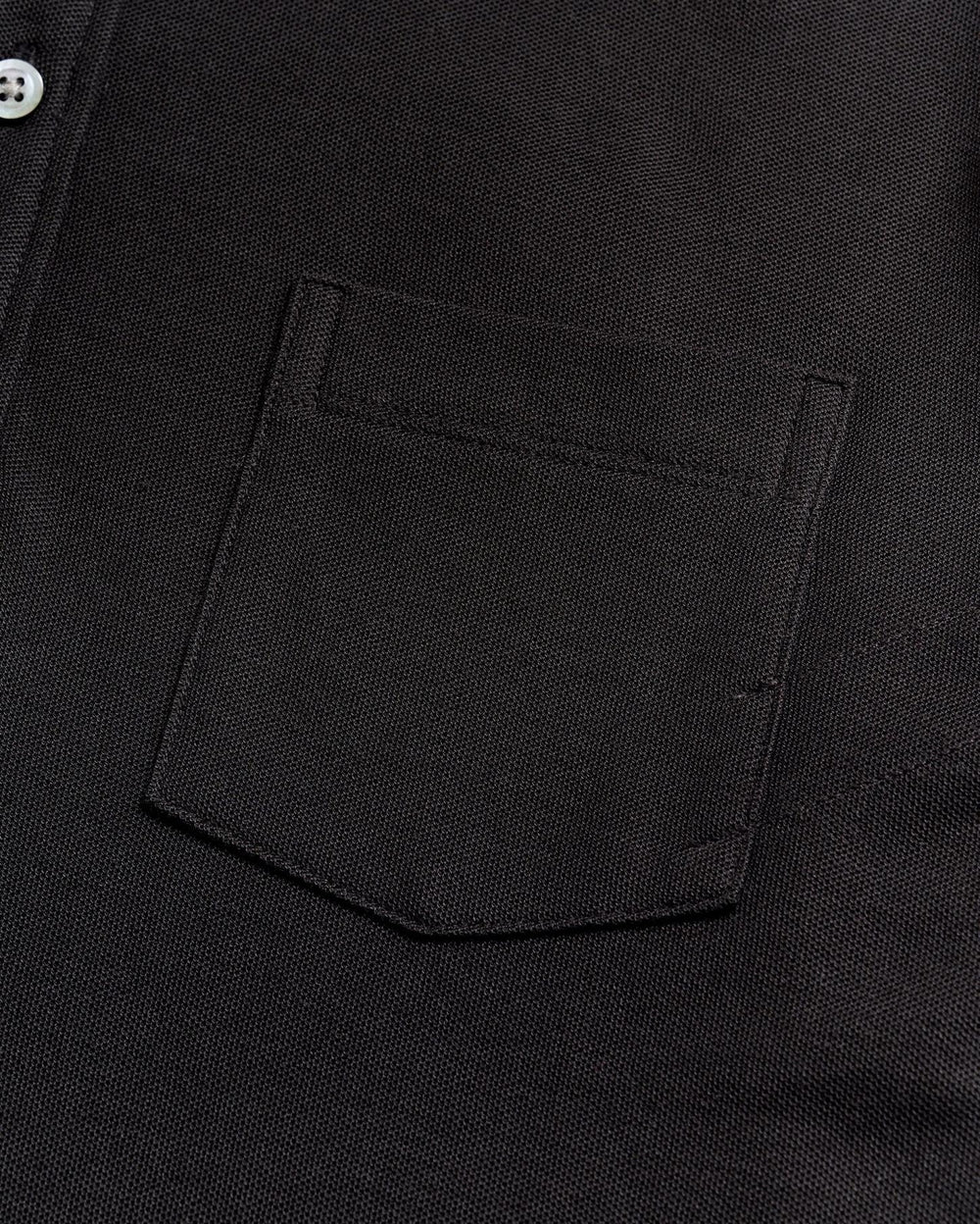 Men Pique Pensacola Polo Black | Billy Reid Polos, Tees &amp; Henleys