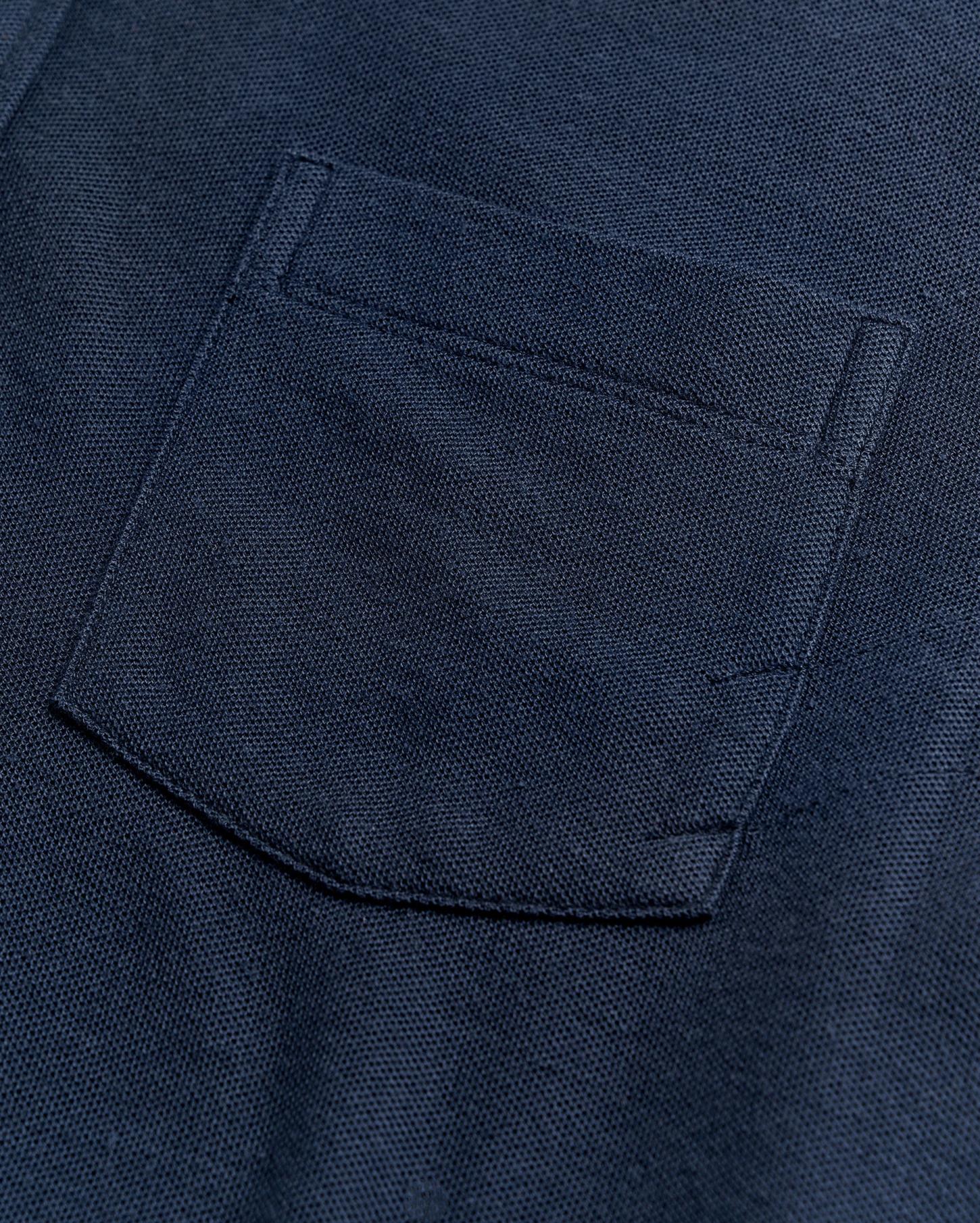 Men Pique Pensacola Polo Carbon Blue | Billy Reid Polos, Tees &amp; Henleys