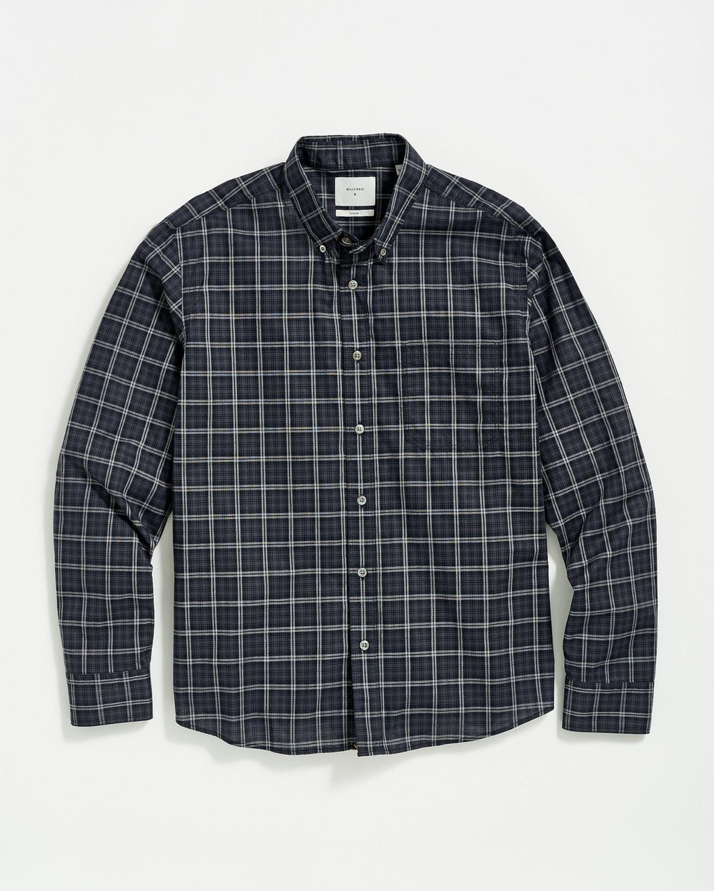 Men Plaid Tuscumbia Shirt Bd Black/grey | Billy Reid Shirting