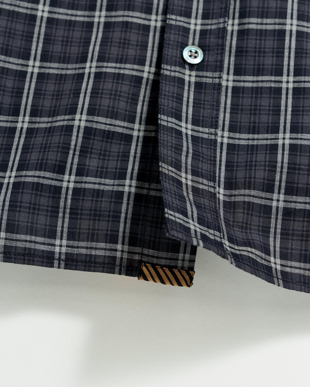 Men Plaid Tuscumbia Shirt Bd Black/grey | Billy Reid Shirting