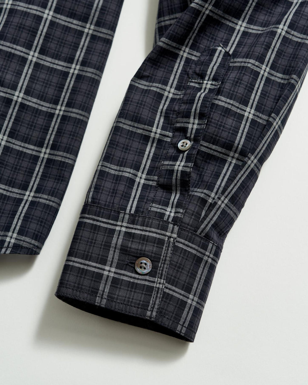 Men Plaid Tuscumbia Shirt Bd Black/grey | Billy Reid Shirting