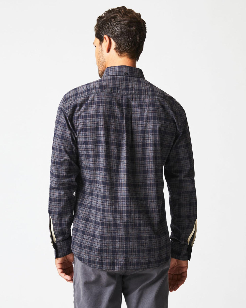 Men Plaid Tuscumbia Shirt Bd Brown/black | Billy Reid Shirting