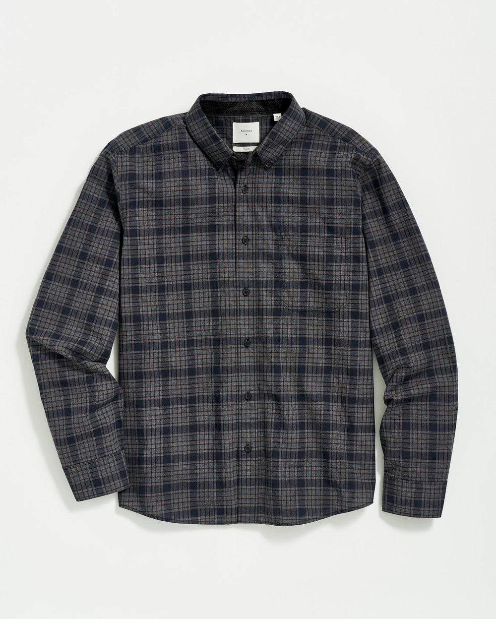 Men Plaid Tuscumbia Shirt Bd Brown/black | Billy Reid Shirting
