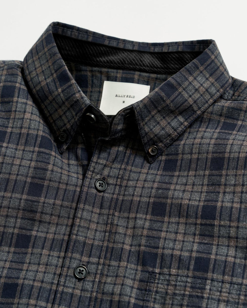 Men Plaid Tuscumbia Shirt Bd Brown/black | Billy Reid Shirting