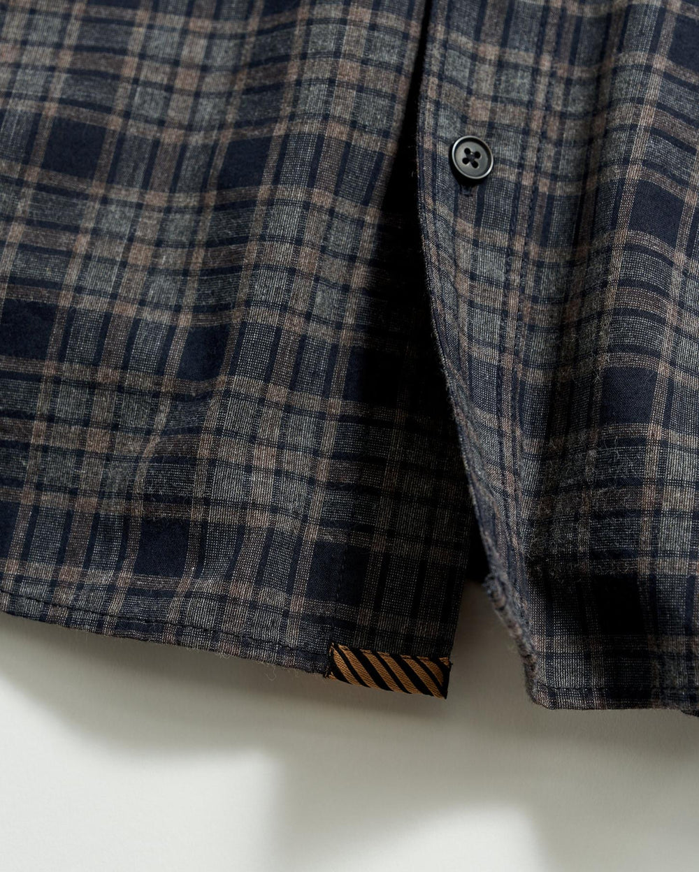 Men Plaid Tuscumbia Shirt Bd Brown/black | Billy Reid Shirting