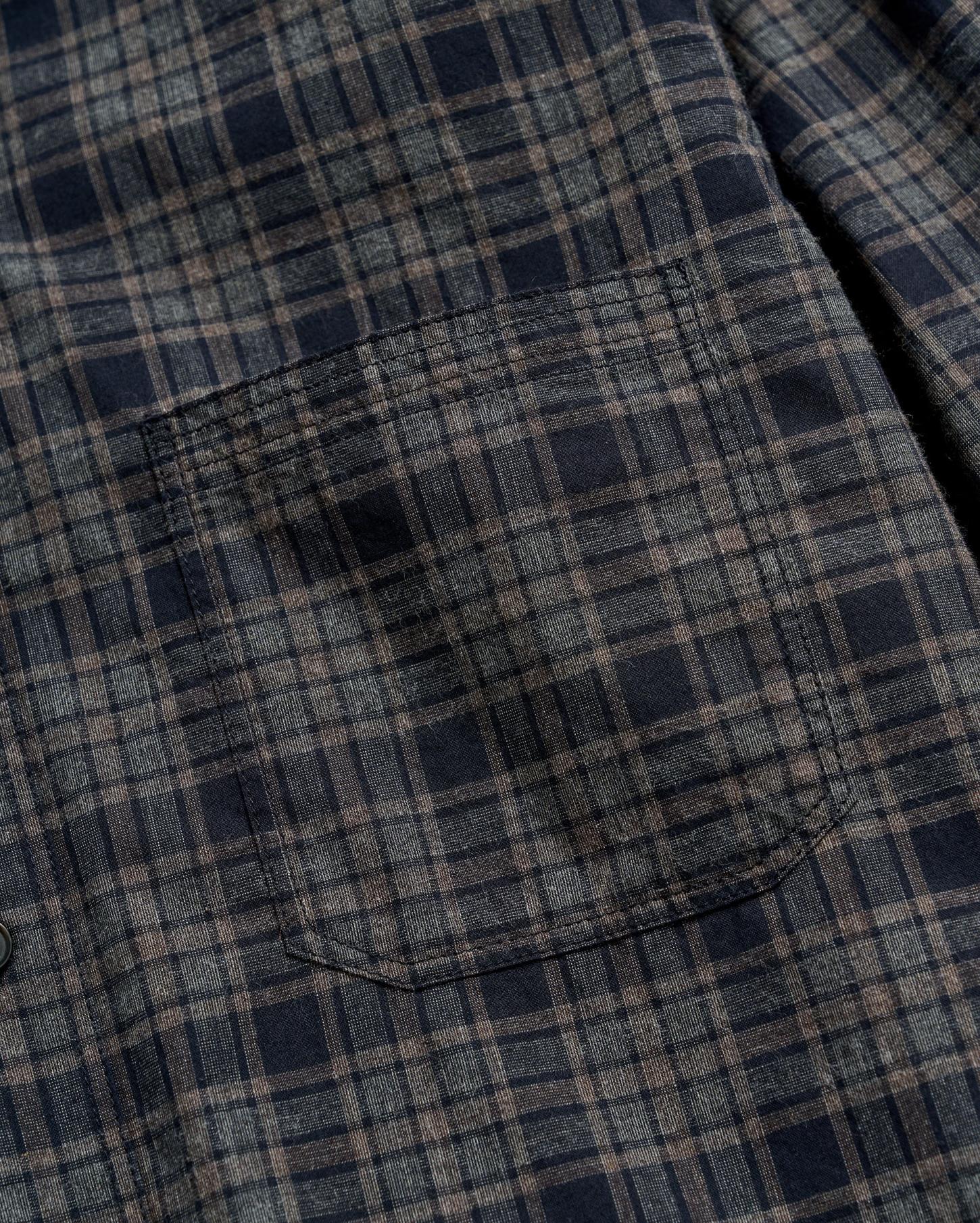 Men Plaid Tuscumbia Shirt Bd Brown/black | Billy Reid Shirting