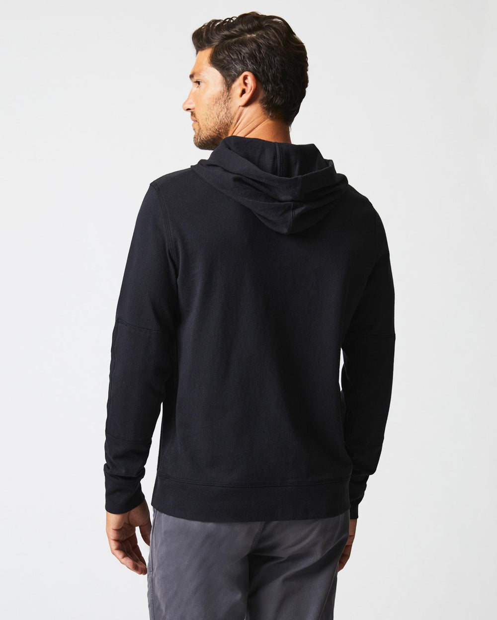 Men Practice Hoodie Black | Billy Reid Sweaters &amp; Sweatshirts