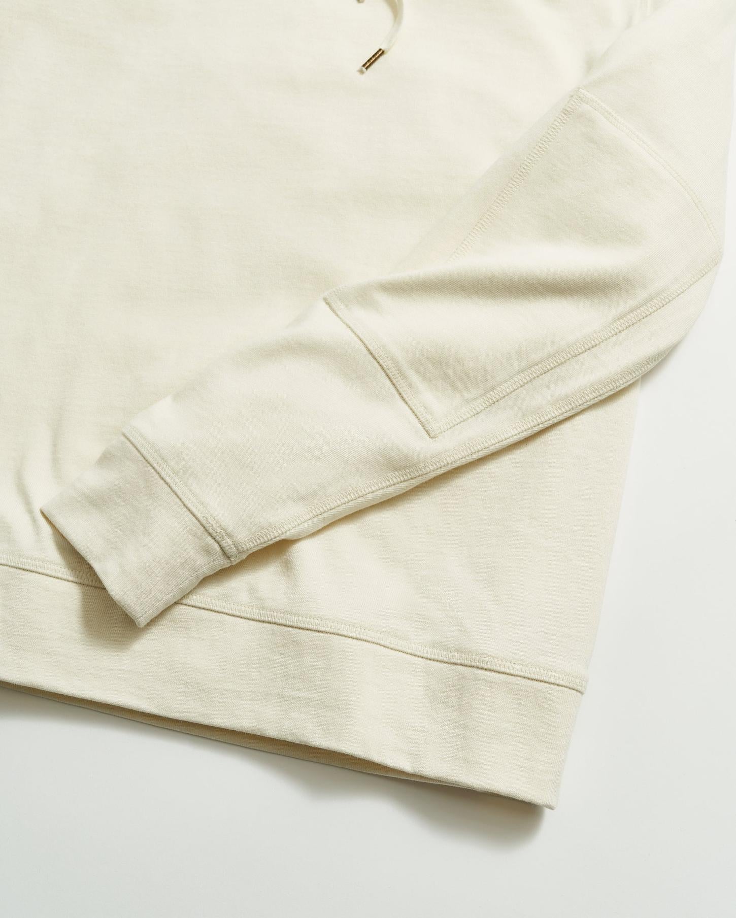 Men Practice Hoodie Tinted White | Billy Reid Sweaters &amp; Sweatshirts